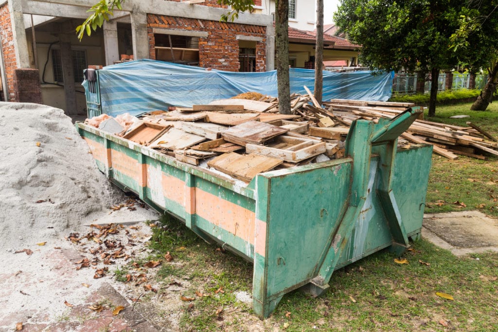 Renovation garbage bins | Bin-Rentals.com